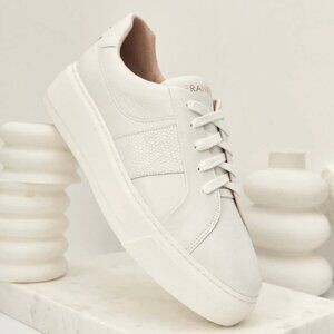 FRANKIE4 Riley Sneakers in White Tumbled - Women's 9.5